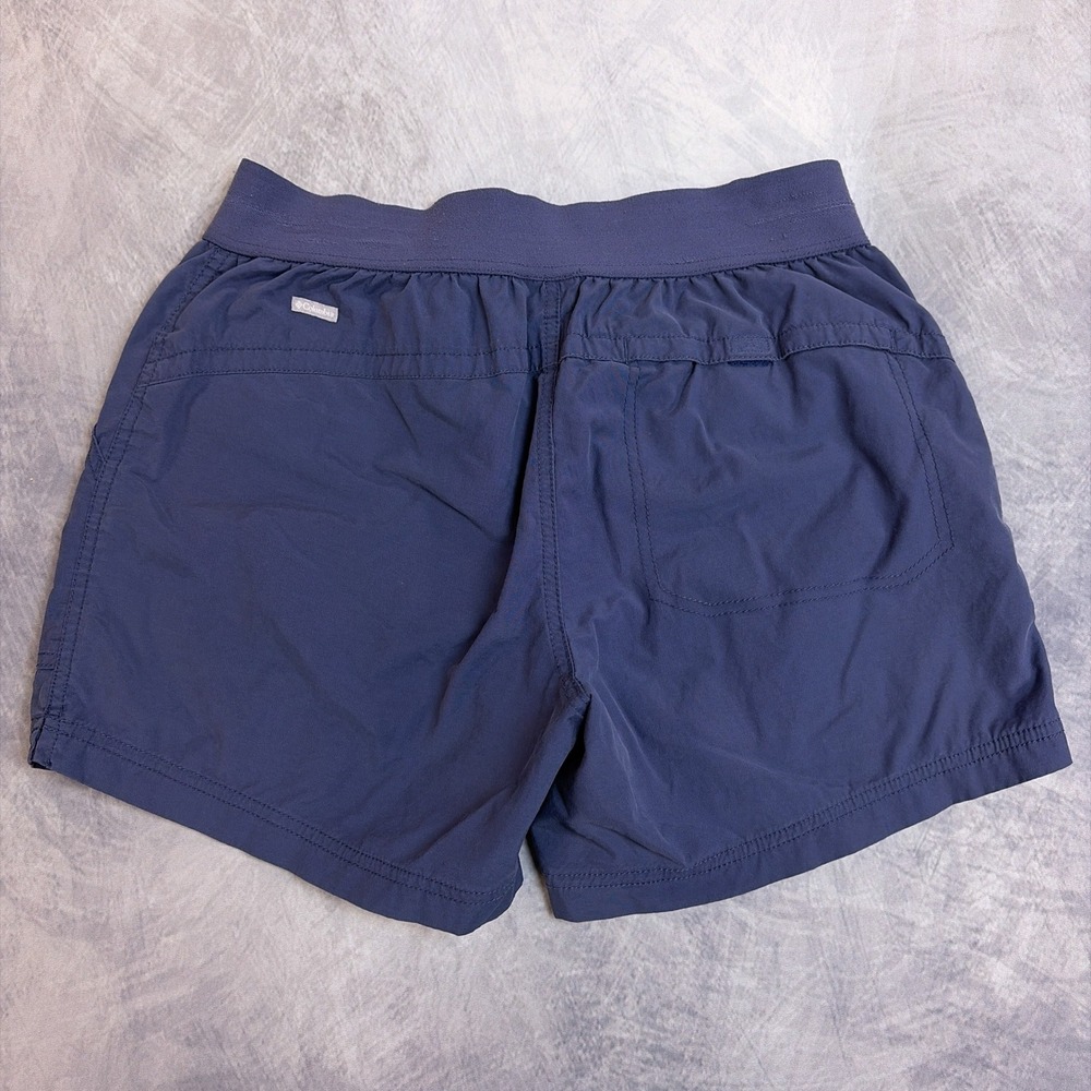 Columbia Womens Navy Blue Hiking Shorts Elastic Waist Stretch Size M Regular - Picture 2 of 11
